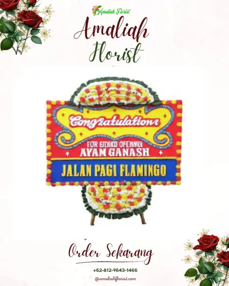 Sewa Papan Bunga Pollung