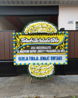 Papan Bunga Duka di Pollung