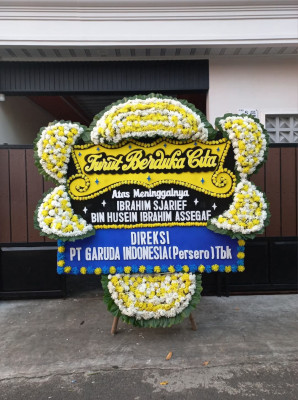 Papan Bunga Duka di Pollung
